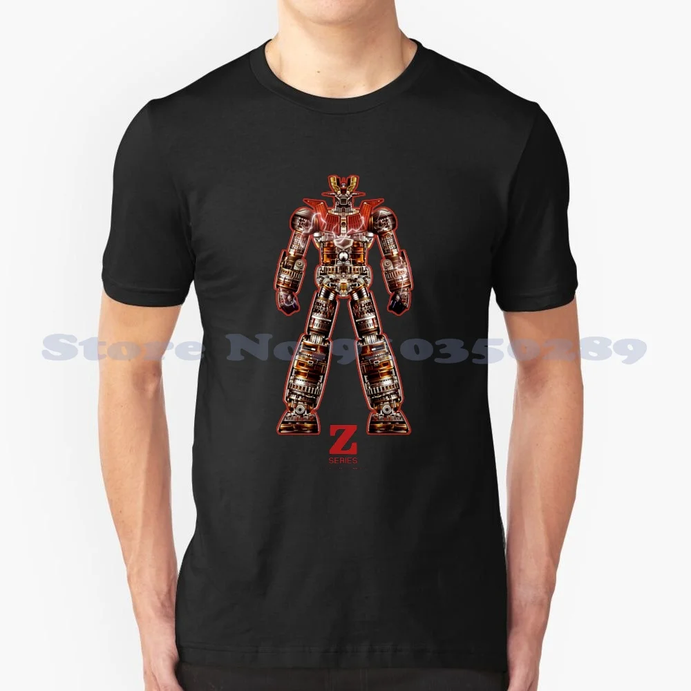 Z-Anime Cool Design Trendy T-Shirt Tee Mazinga Mecha Robots Go Nagai Manga Anime Tv Series Retro 80s 70s Japan