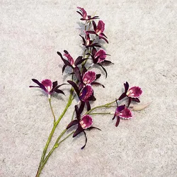 Luxury Orchids Long branch Artificial Flowers Butterfly Orchid for Christmas Home Wedding fall Decorations flores artificiales
