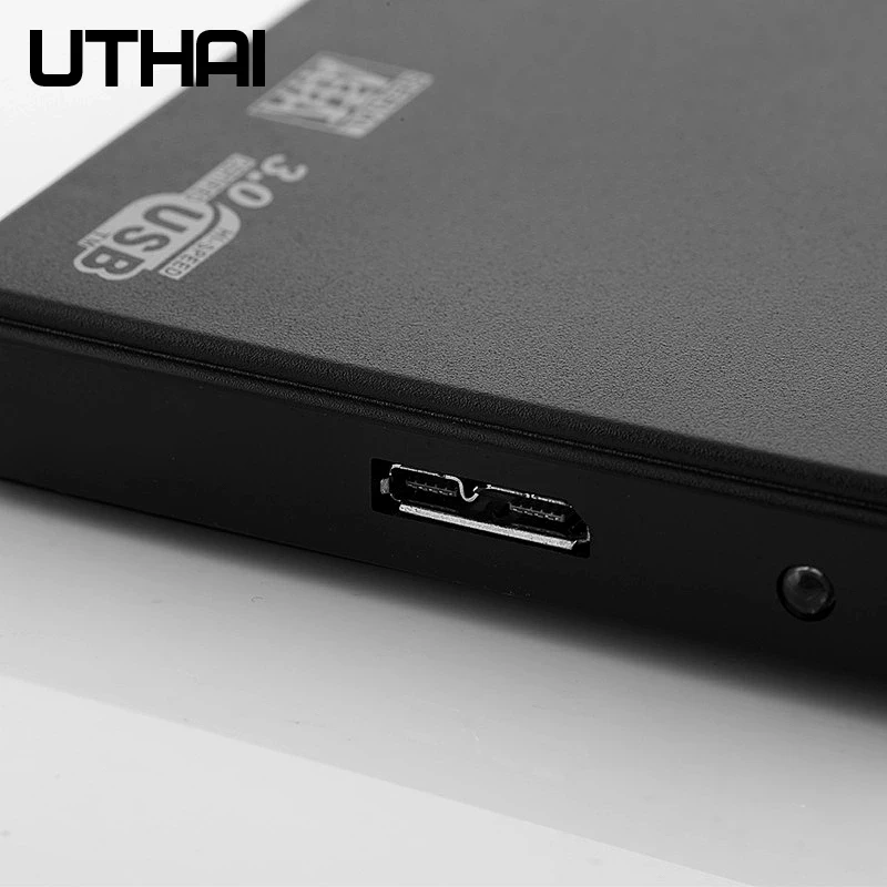UTHAI T22 2.5 "SATA to USB3.0 HDD 인클로저 모바일 하드 드라이브 케이스 SSD 외장형 HDD 박스 USB3.0 케이블 ABS