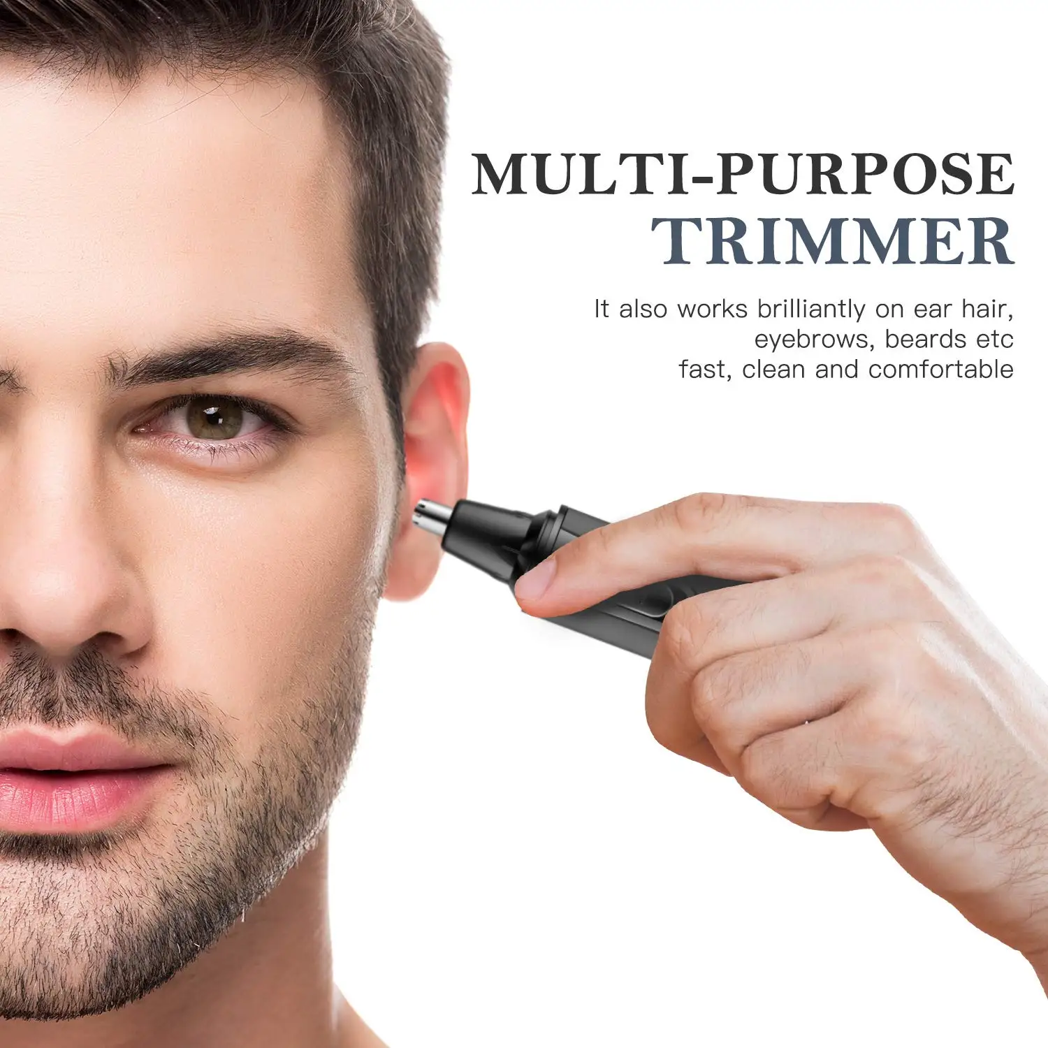 Tagliacapelli per naso impermeabile tagliacapelli professionale indolore sopracciglio e tagliacapelli per uomo donna rasoio per depilazione