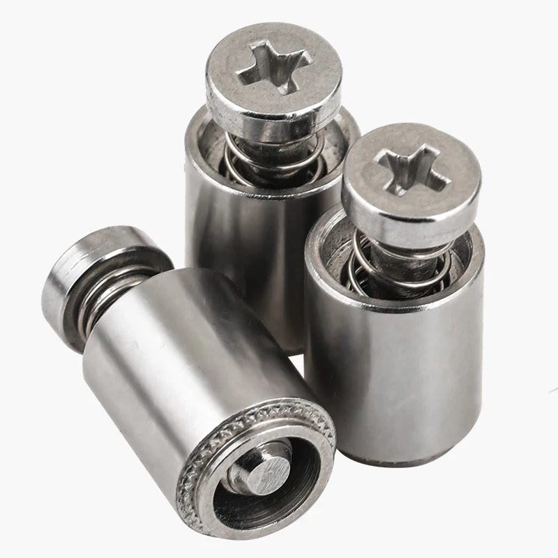 Vis pour panneau captif en acier inoxydable PFC2-M3M4M5-40/62/72, 5 pièces, Non affleurante, à ressort