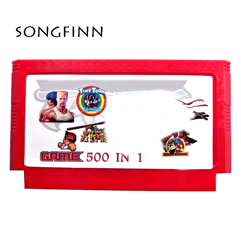 Top Quality 500 in 1 for 60 Pin 8 Bit Video Game Console Retro Classic Card