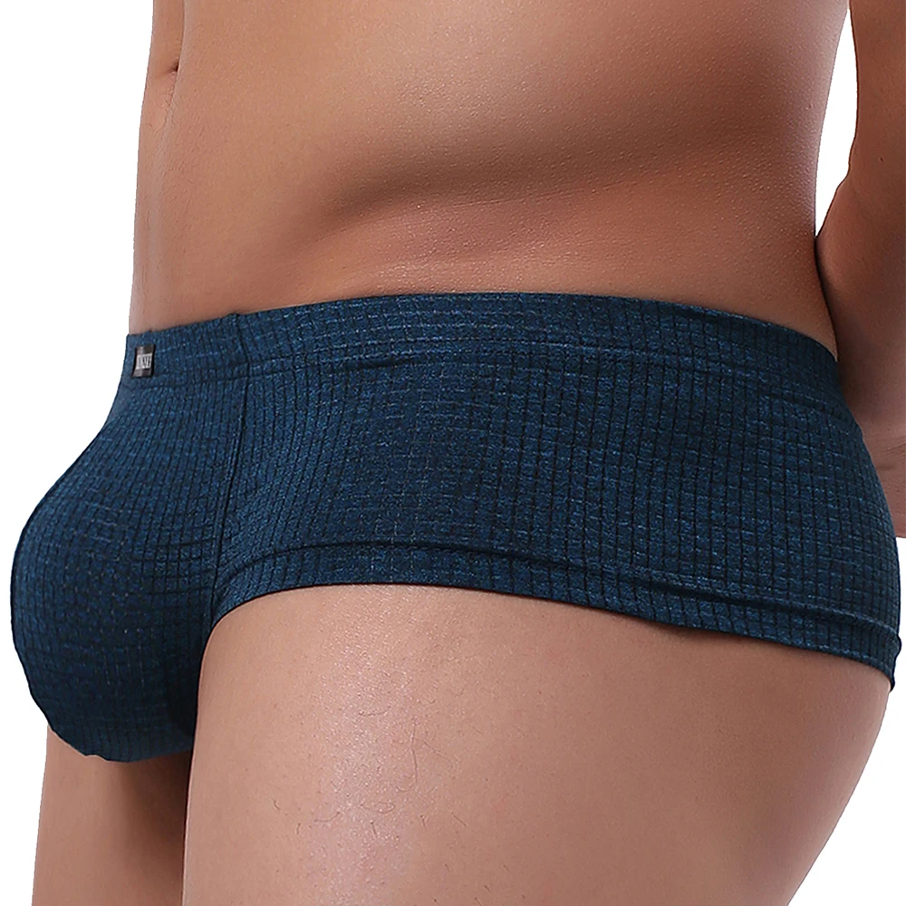 Cueca boxer masculina, mini bochecha sexy com costas brasileiras