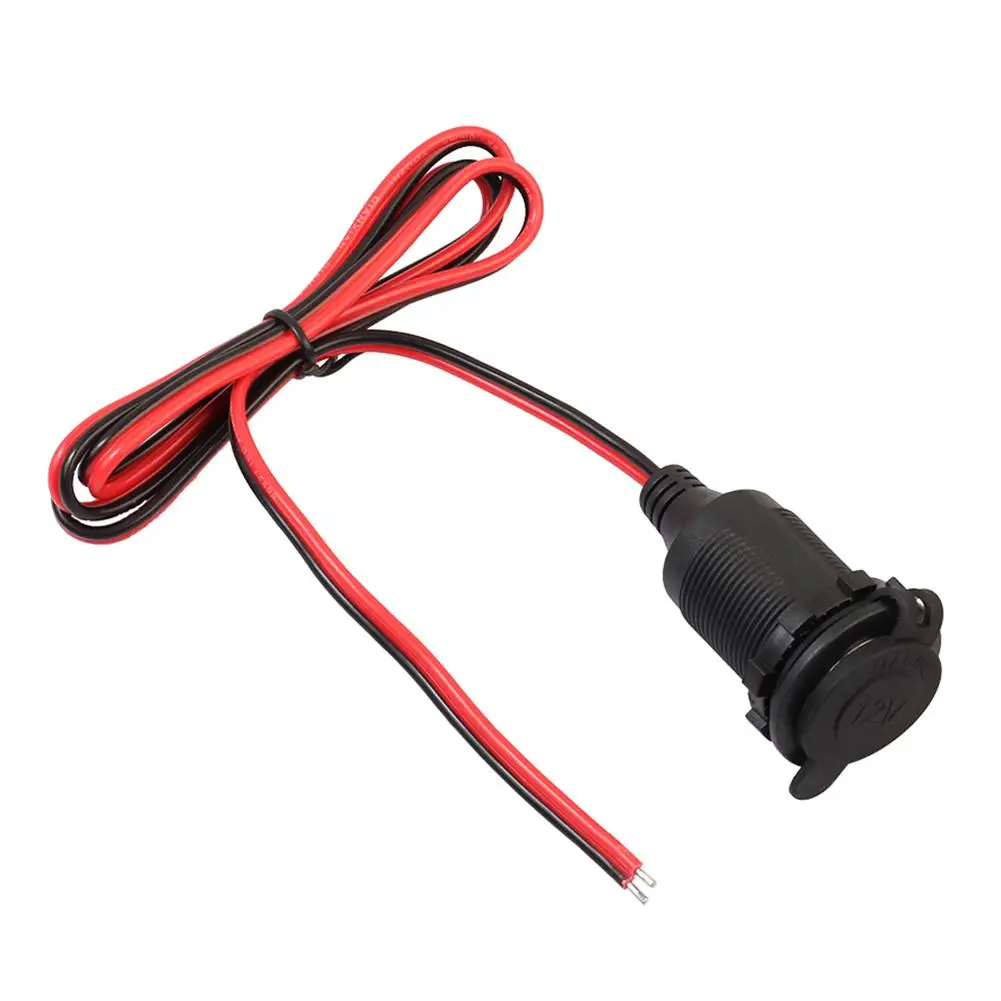 Car 12V Cigarette- Lighter Charger Cable Female Socket Plug Connector Adapter