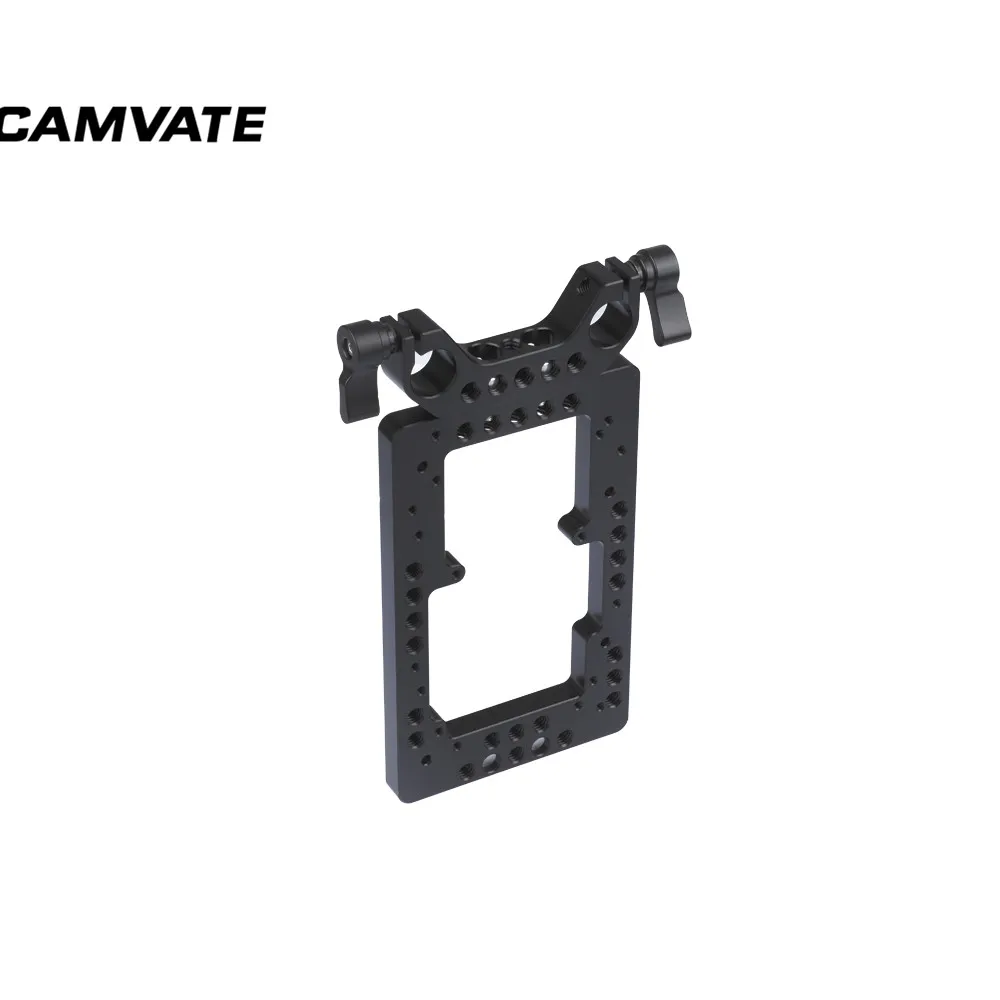 CAMVATE кольцевой Сырная Тарелка с Стандартный камеры со штангой 15 мм кронштейн и 1/4 "-20 M3 монтажных отверстий для батарея камеры DSLR крепление Системы