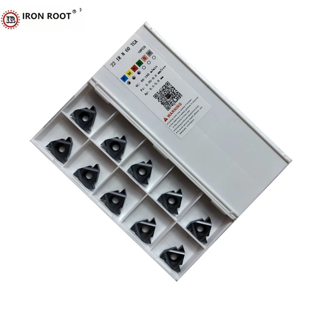 IRON ROOT 22ER N55 TGA,22IR N60 TGA CNC Lathe Tool Metal Turning Tool Thread Carbide Insert For SER,SEL Thread Tool Holder