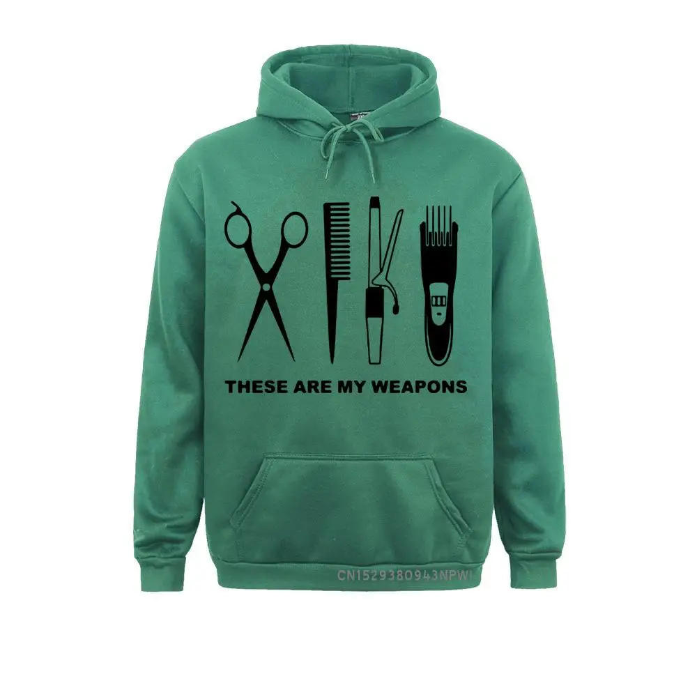 Barber Funny Hoodie Men' Hood Costume Harajuku Casual Hairdresser Weapon Sweatshirt Scissors Clothing Winter Hoody Tee