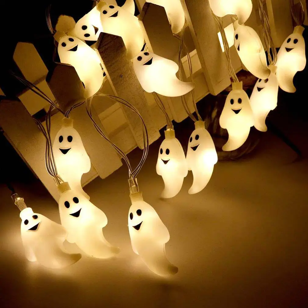 

decorations 2024 Led Small Ghost led String Battery Box Halloween Series Decor Light Durable Festoon String Festival Light