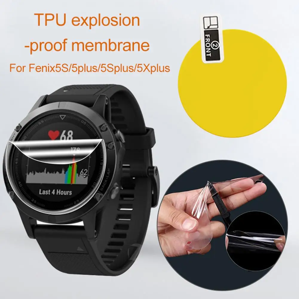 3 Vỡ TPU Bảo Vệ Màn Hình Trong Cho Fenix 5/5 Plus/5S/5S Plus/5X Mặc Được các Thiết Bị Phụ Kiện Thông Minh