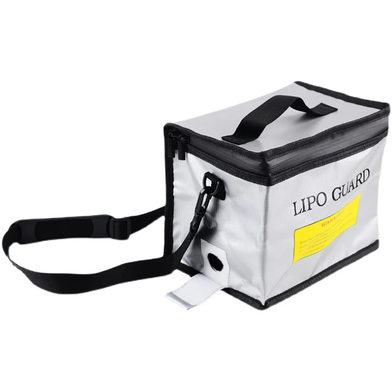 

ZDF Lipo Battery Safe Bag 215*145*165 мм Огнестойкая взрывозащищенная сумка RC Lipo Battery Guard Безопасная портативная сумка для хранения