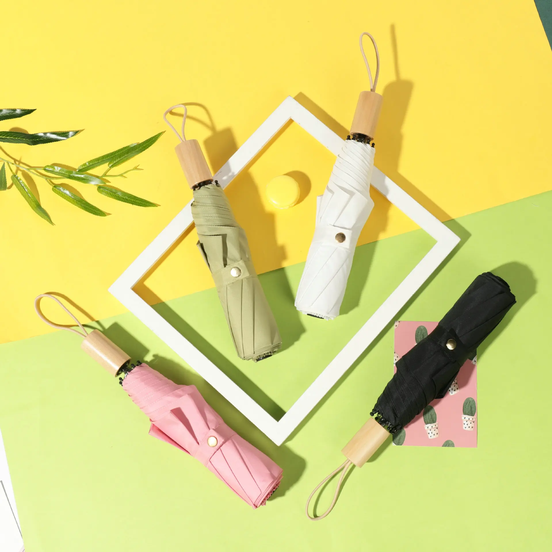 Folding Windproof Umbrella Automatic Women Kawaii Fashion Portable Umbrella High Quality Creativity Paraguas Umbrella BC50ZS