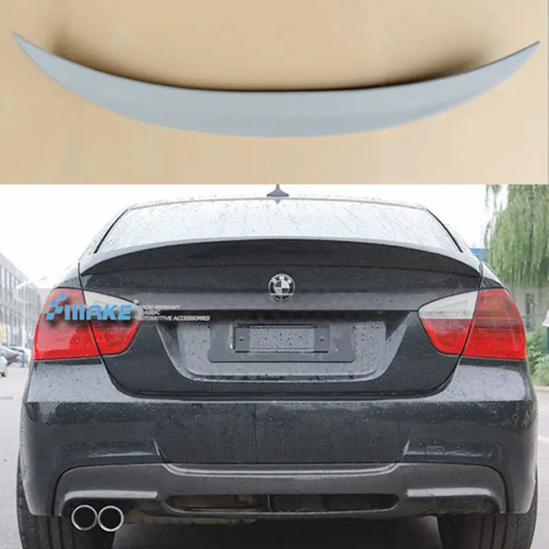 For BMW E90 Spoiler ABS Spoiler For BMW E90 M3 320i 320li 325li 328i with color Spoilers For E90 2005-2012