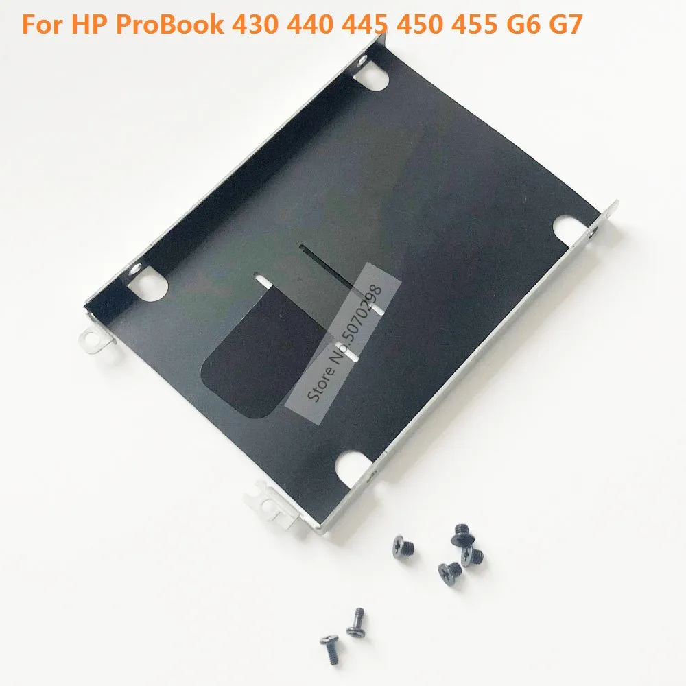 SATA قرص صلب محرك الأقراص الصلبة SSD العلبة قوس مع مسامير ل HP ProBook 430 440 445 450 455 G6 G7