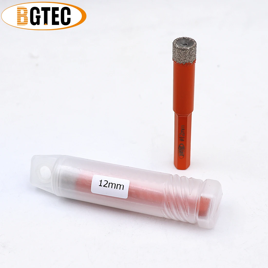 BGTEC 2pcs Hex shank 12 millimetri di Vuoto Brasato po 'di perforazione del diamante A Secco punte da trapano per ceramie piastrelle di granito diamante foro ha veduto