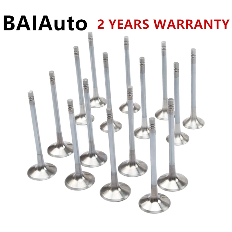 06D109601M 16PCS Engine Intake/Exhaust Valve Needle Stem Kit For Audi A3 A4 A5 A6 Q3 TT VW CC Jetta Passat Skoda Seat 06D109611H