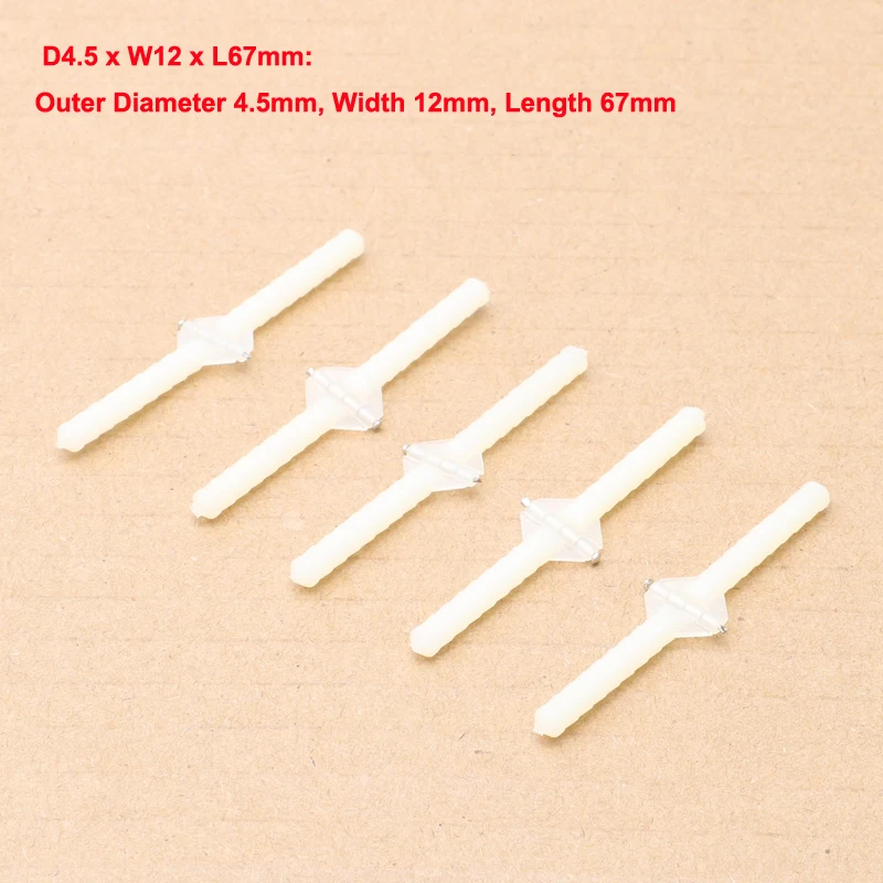 10PCS New Light-Weight Round Pivot Pin Hinges Loose Leaf Needle for RC Model Fixed Wing Aircraft Cabin Door Connect Adapter DIY