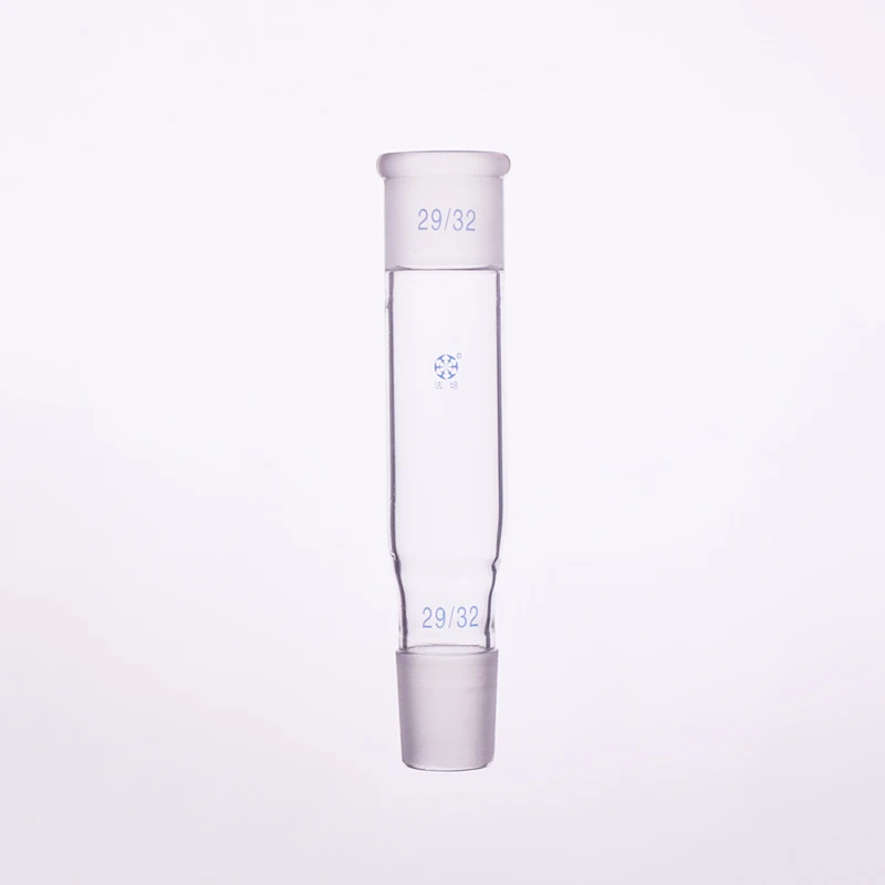 FAPE Glass connecting tube 29/32, Middle length 100mm, Connection connector, Receiving tube, Borosilicate glass