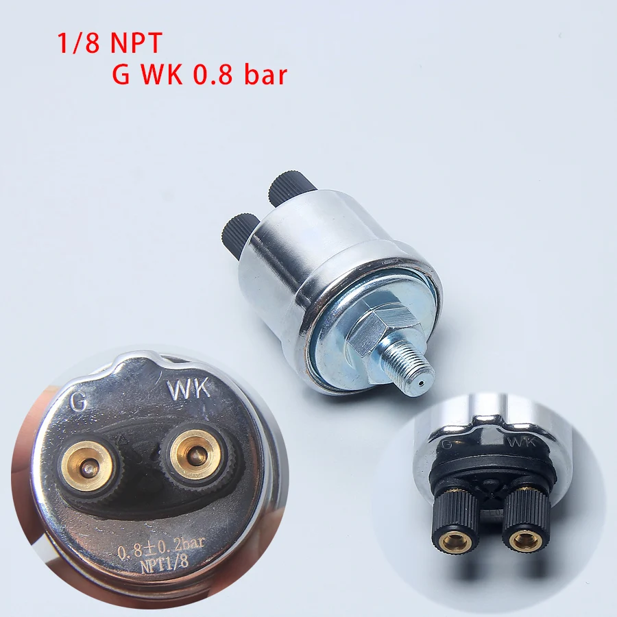 ディーゼル発電機用のオイル圧センサー,負荷ゲージ,1/8 npt 1/4 npt,m18,