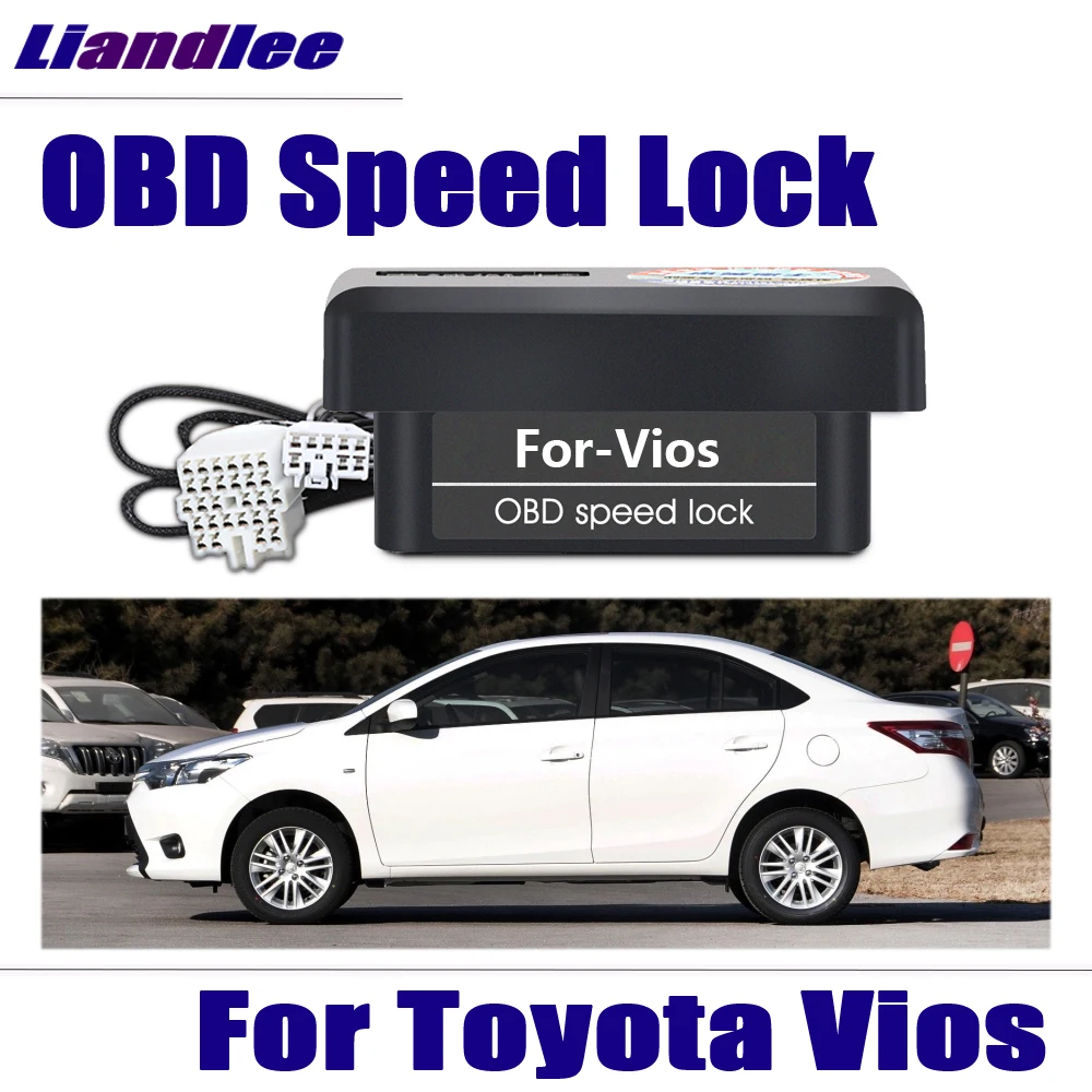 Liandlee Mirror Auto Fold OBD Speed Lock For Toyota Vios 2014/2015/2016/2017 Which is Plug and Play Intelligent Safety