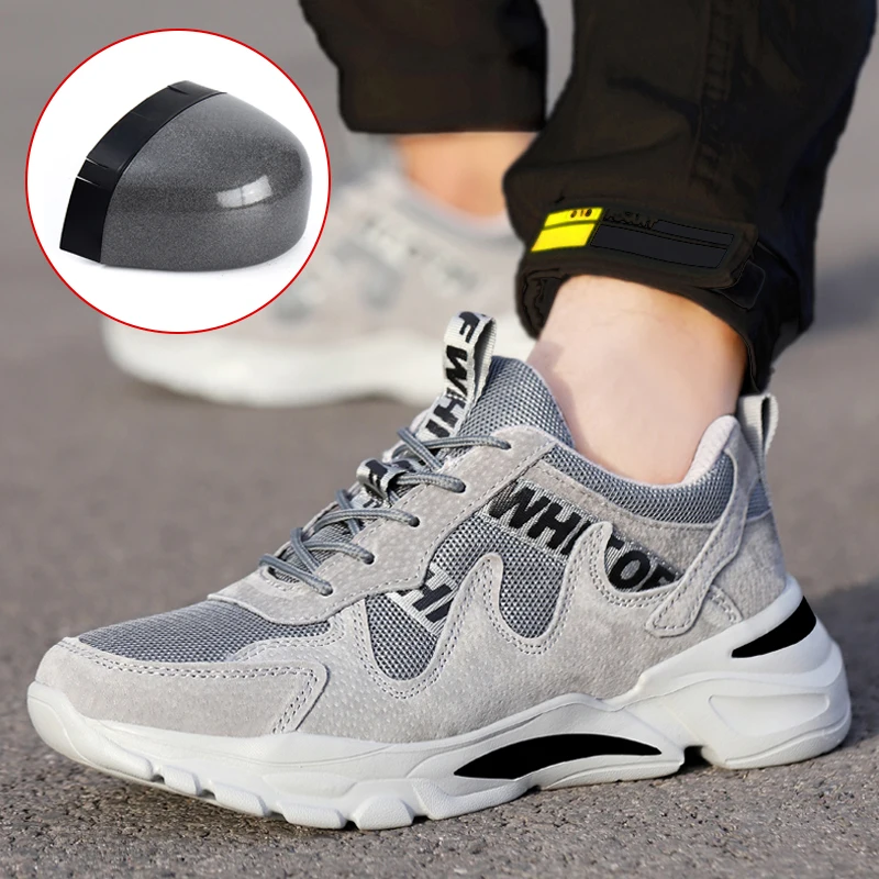 Construction Indestructible Shoes Men Steel Toe Cap Work Safety boot Safety Shoes Men Boots Camouflage Military Boots Work Shoes