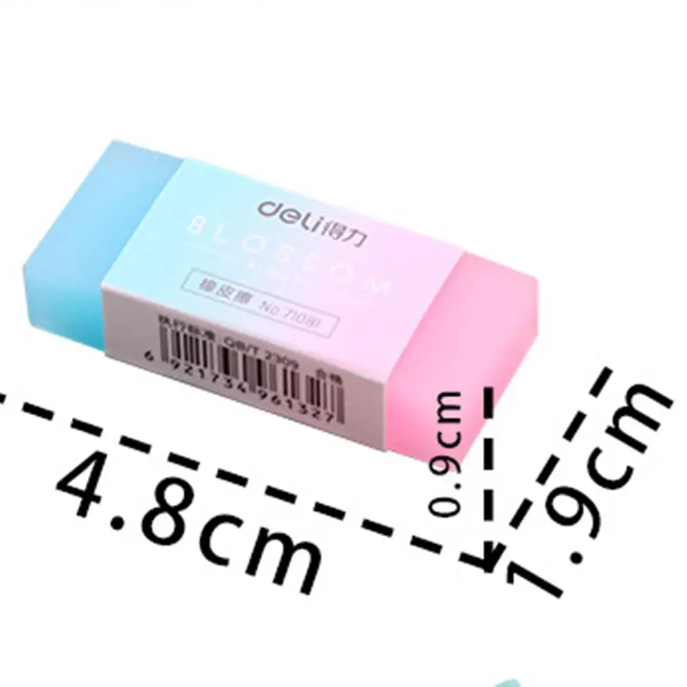 6 pezzi di gomma gelatina traslucida per esame d'arte, studente, schizzo, matita, correzione in gomma, materiale di cancelleria per la scuola