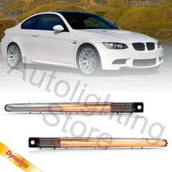 2X Sequential Fender Indicator Side Marker Blinker Turn Signal Lights for BMW 3 Series E90 E92 E93 M3 2007 2008 2009 2010-2013