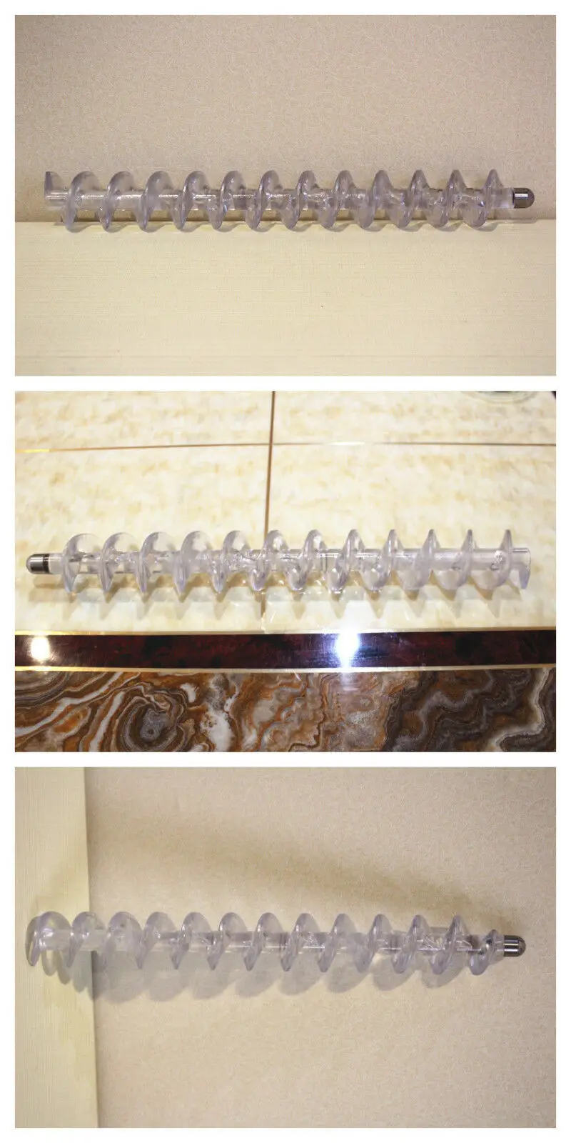 1 stücke PP Schnecke/edelstahl Auger Für 80cm Fünf Tiers Kommerziellen Schokolade Brunnen Ant-8086 Ant-8060 allgemeine Kunststoff Schraube – Detail 13