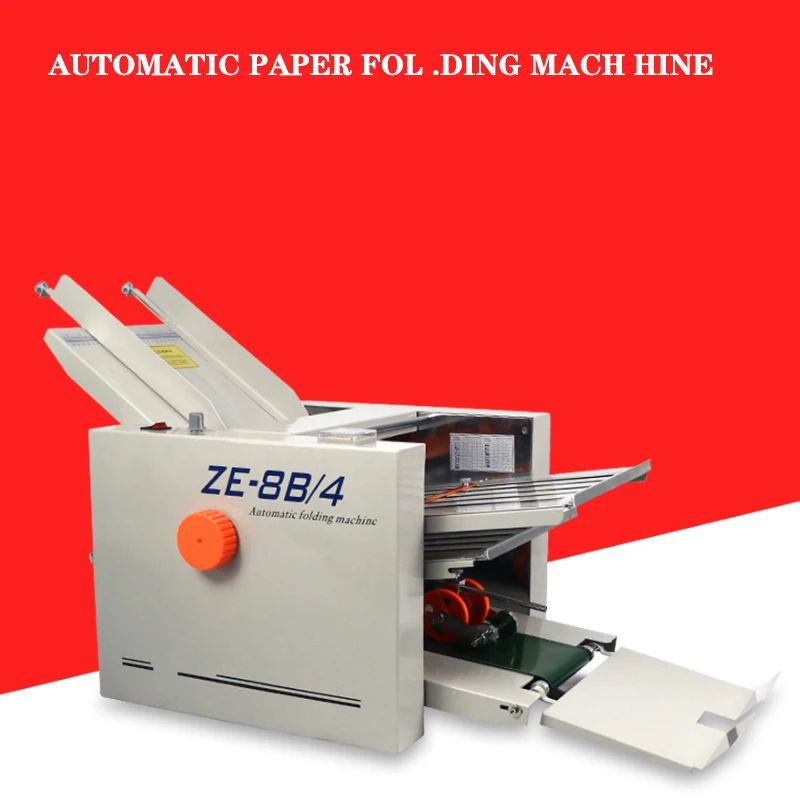 ZE-8B/4 Electric Folding Machine Fully Automatic Order Folding Machine Graphic Post-print Folding Machine Small Folding Crease M