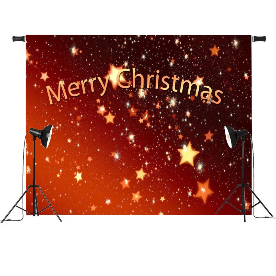 5x3ft Merry Christmas Party Vinyl Photography Background Studio Backdrop Prop