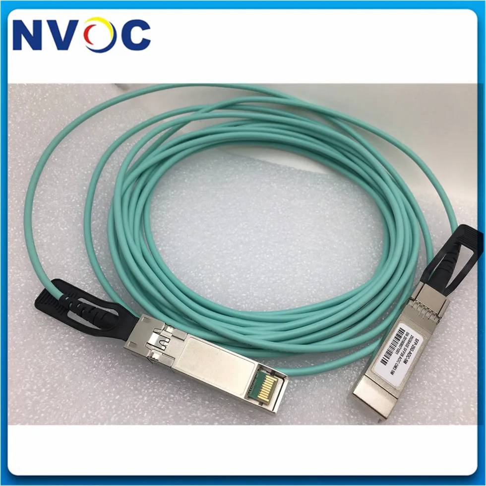 Imagem -02 - Aoc Cabo Óptico Ativo para Interruptor de Data Center 25g Sfp28 Om2 Om3150 Om3300 25gbps 1m 3m 5m Sfp28