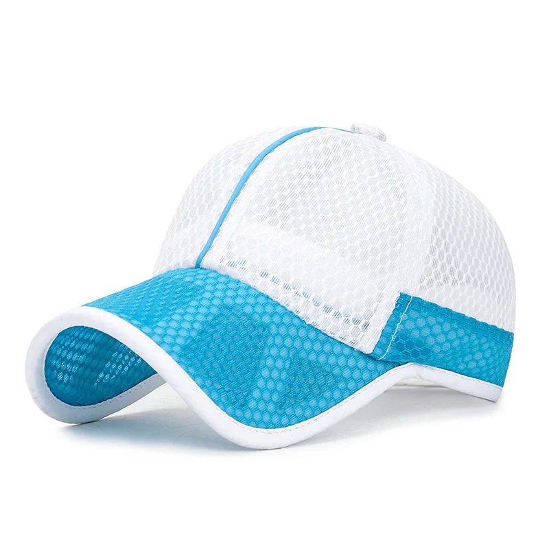 Summer Toddler Kids Baseball Cap Breathable Mesh Dad Hat Adjustable Baby Boys Girls Sun Hat Quick Dry