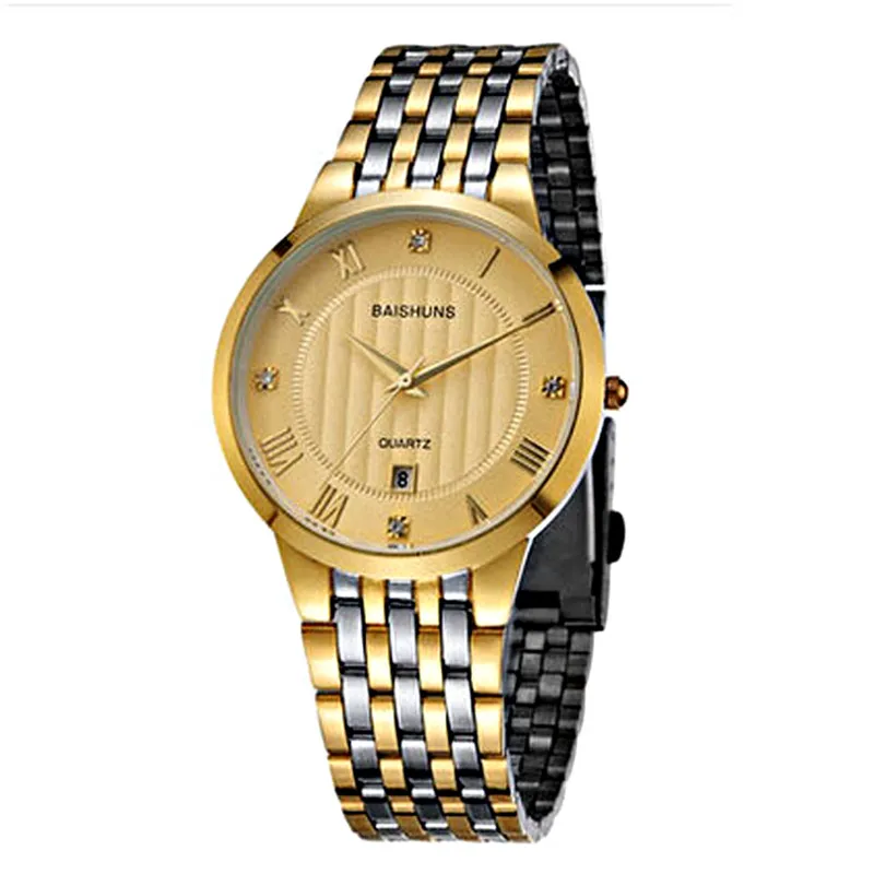 2018 Hot Sale Men Watches Stainless steel Watch Mens Watches Top Brand Luxury Gold Watch Men Business Watch Man horloge mannen