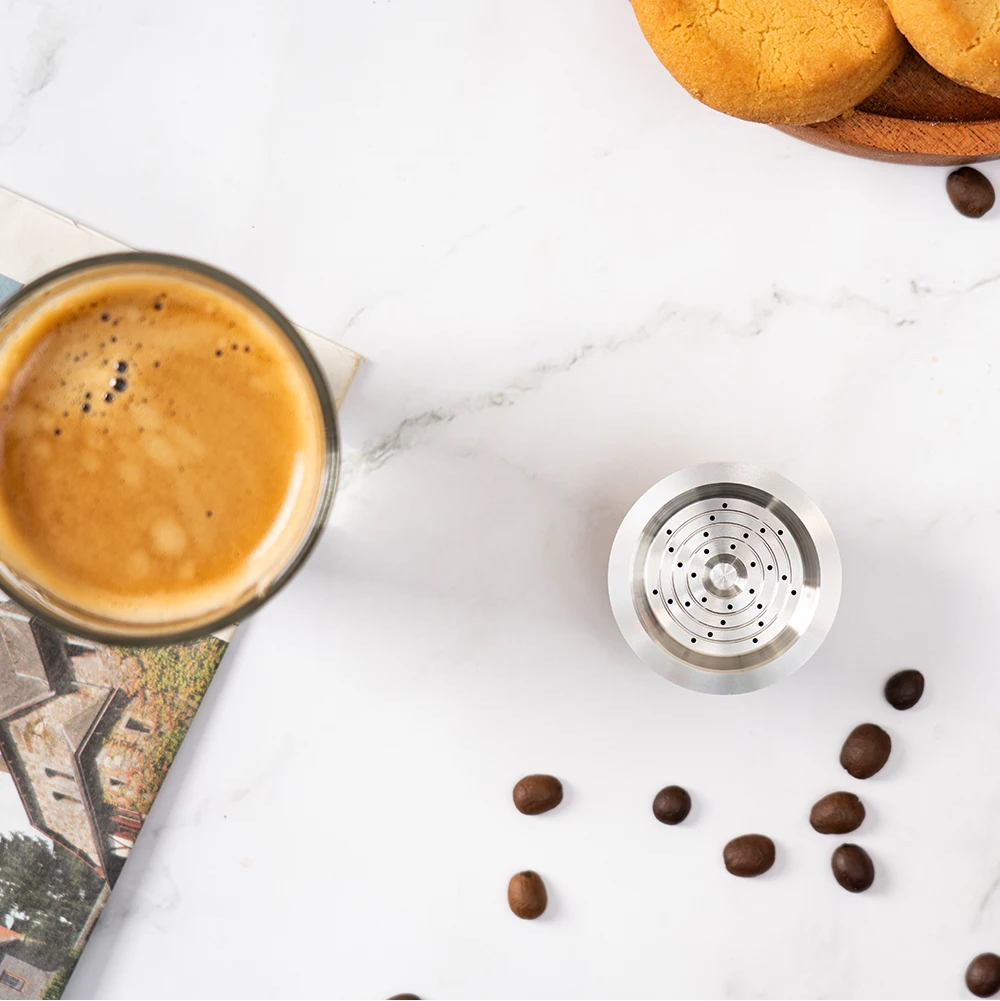 Recafimil wieder verwendbare Kaffee kapsel Edelstahl Kaffeefilter Kapsel filter für Tchibo Cafissimo Caff italy Kaffee maschine – Detail 11