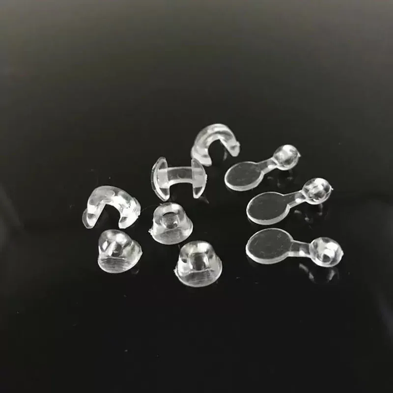 20Pcs Plastic Clear Pendant Clasps Connector Charms For Jewelry Making Diy Epoxy Resin Silicone Mold Crafts Jewelry Tools