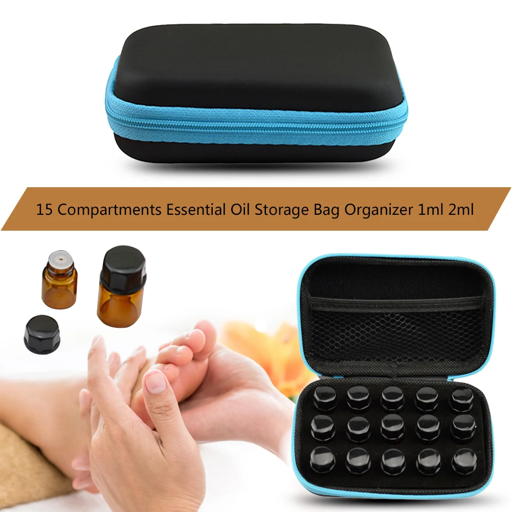 8-15 Bottle Essential Oil Storage Bag For 1 2 3 Ml Carrying Holder Case Travel Nail Polish Organizer Box Container Nearby