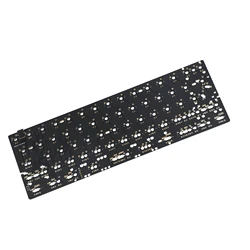 GH60 64 Minila QMK VIA Soldering PCB Fully Programmable For DIY Mechanical Keyboard YD60MQ YD64MQ Poker HHKB Support LED