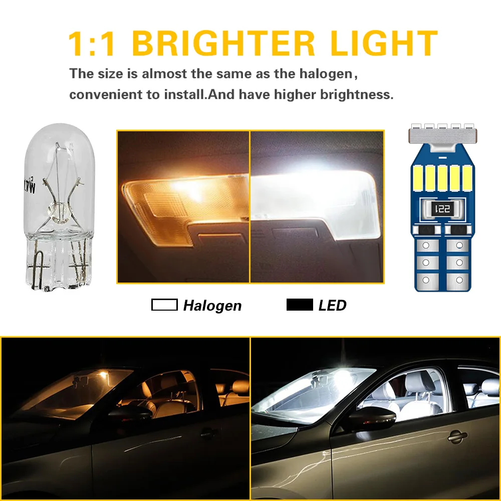 4pcs Car LED Reading Lights For Mitsubishi Outlander 2013 2014 2015 2016 2017 2018 2019 Car Interior Dome Trunk Lamp Accessories