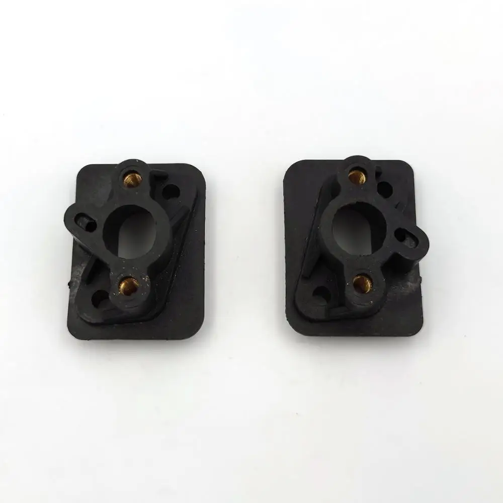 2pcs Inlet Intake Manifold For 33cc 43cc 49cc 2-stroke Engine Moped Scooter Cat Eye Mini Moto Dirt Pocket Bike Go Kart Minimoto