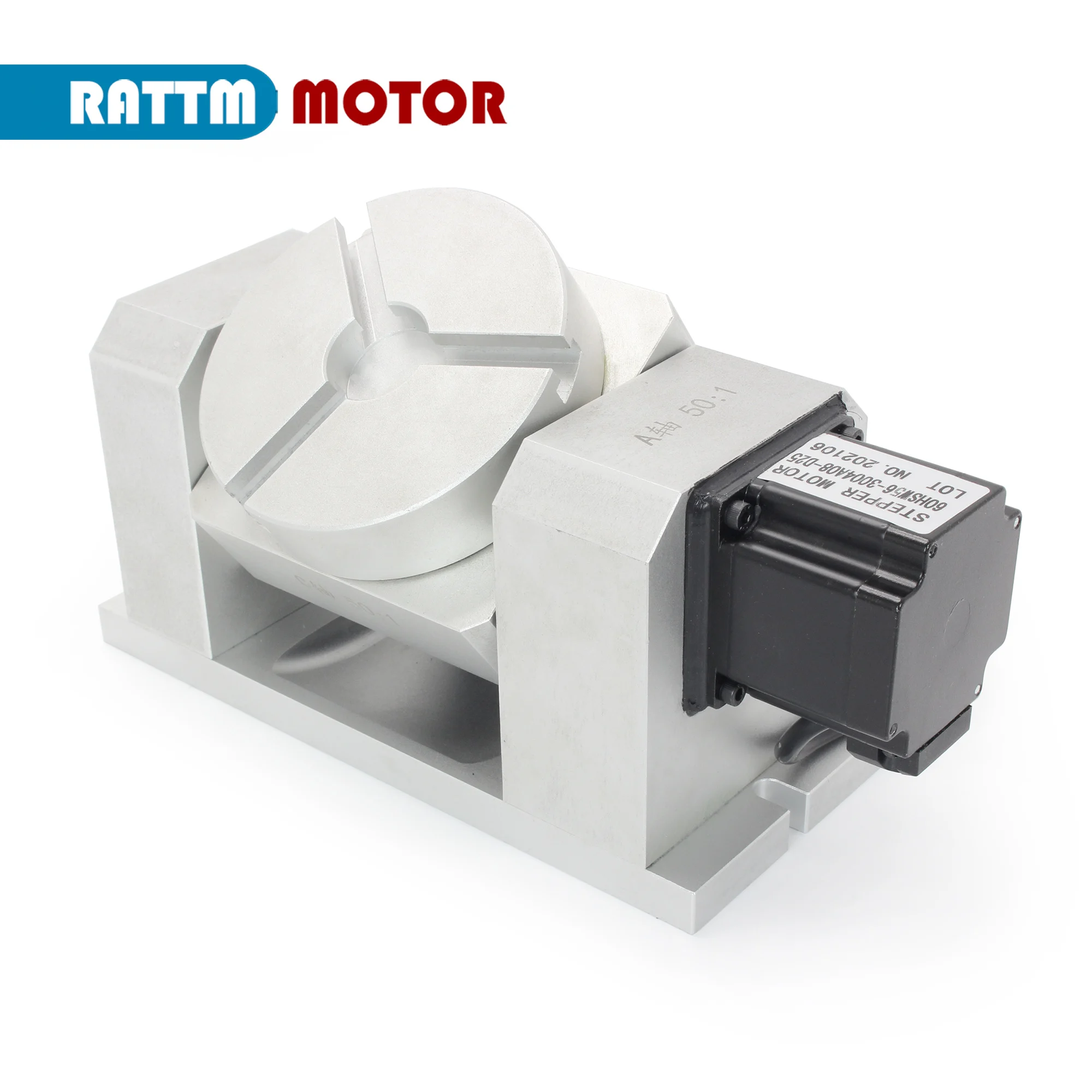 CNC Rotary Axis, Harmonic Drive Redutor, cabeça divisória, Relação de velocidade, Suportes duplos, 4 °, 5 °, A, B, 50:1