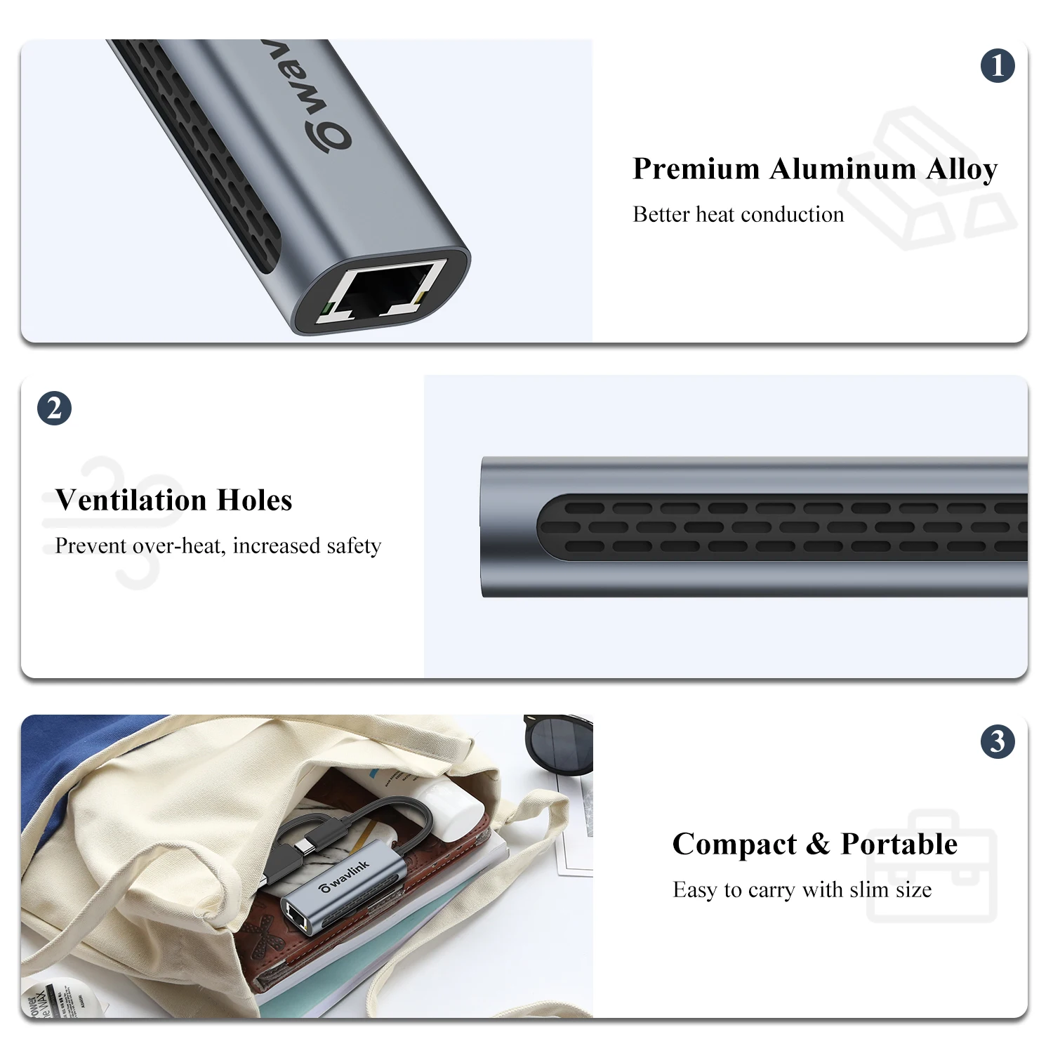Adattatore da USB-C™ a Gigabit Ethernet di Verbatim | Negozio Online Adattatore da USB-C™ a Gigabit Ethernet di Verbatim | Negozio Online