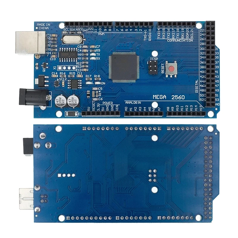 MEGA2560 MEGA 2560 R3 (ATmega2560-16AU CH340G) AVR USB board (lan) para Arduino