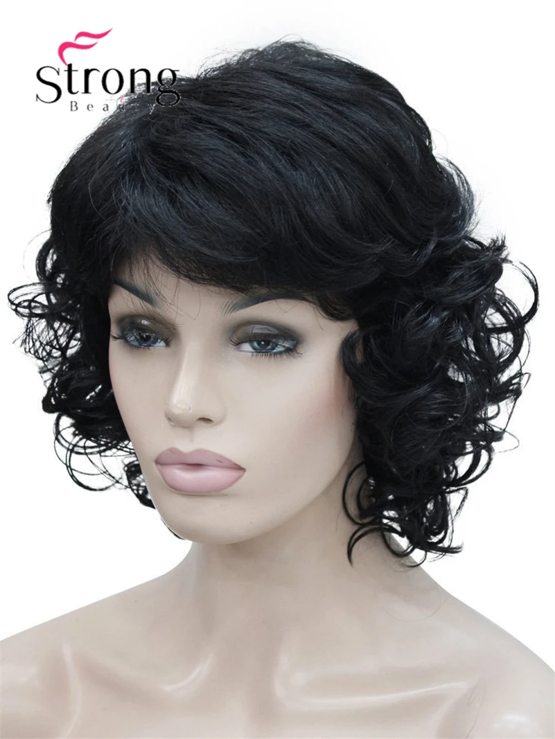 Women's Short Curly Heat Resistant Synthetic Auburn Hair Wigs COLOUR CHOICES