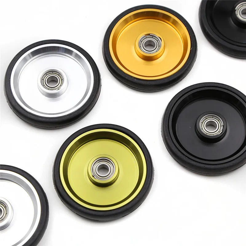 4 colors no logo easy wheel 55mm for brompton bike easywheel gold silver black green