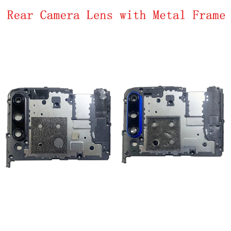 

Rear Back Camera Lens Glass with Metal Frame Holder For Honor 9X Pro Replacement Repair Spare Parts