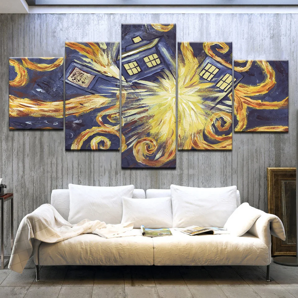 

Canvas Painting Modern 5 Piece Abstract Art Home Decor Painting Wall Art Picture Canvas Prints Poster Living Room Decoration