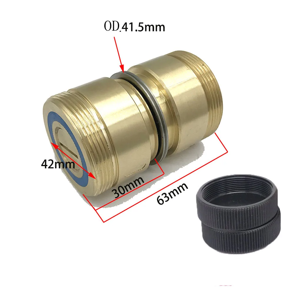 WDM Brass Seat Pulley Roller 529(OD42*L63mm) Guide Wheel Assembly for EDM CNC Wire Cut Machine