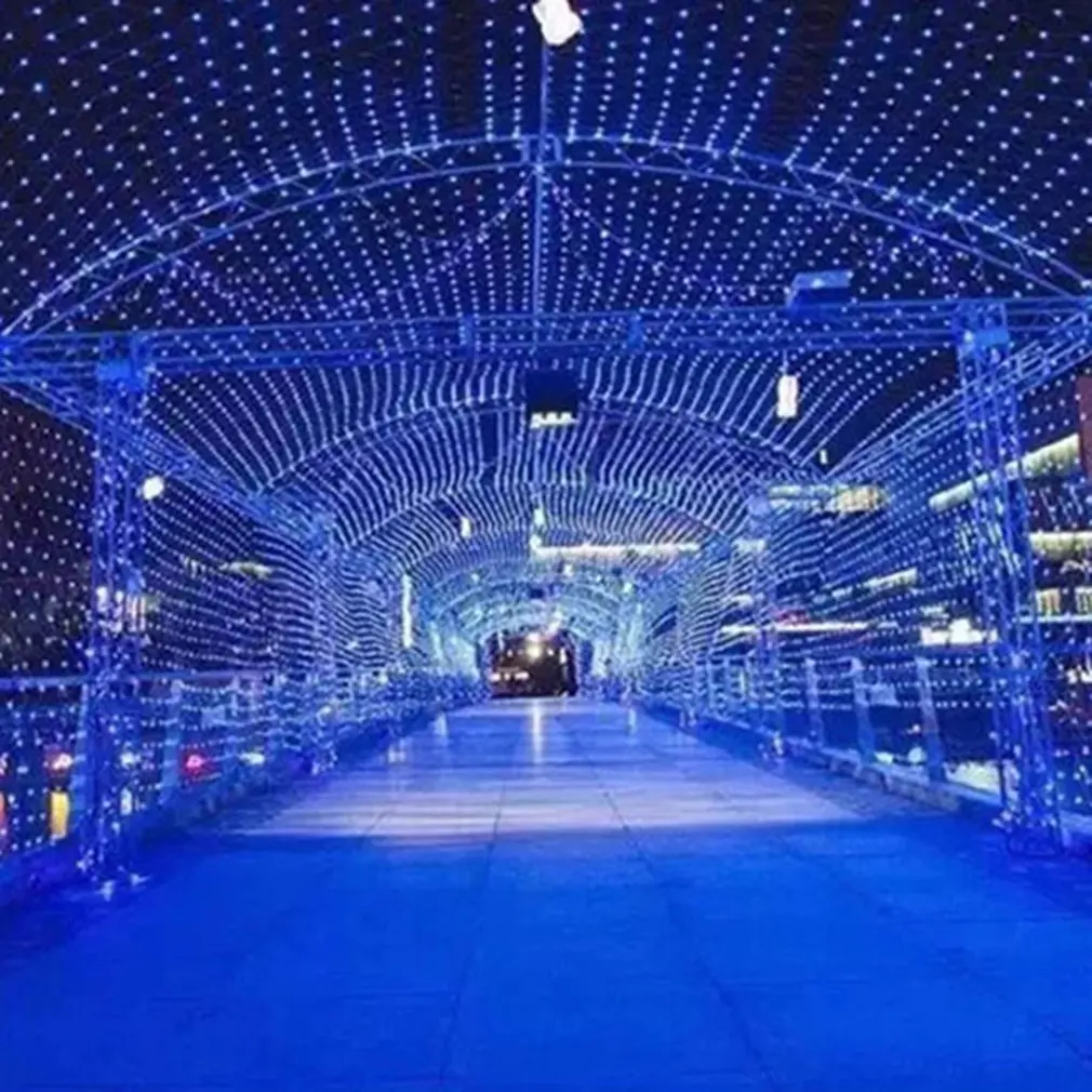 LED Light Net Mesh String Light Christmas Lights Outdoor Waterproof Christmas Wedding Party Holiday Decor