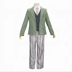 Halloween Cosplay Props Anime Beastars Costume Deer Louis Suit Suit Shirt Vest Pants Tie Wolf  Mask School Uniform