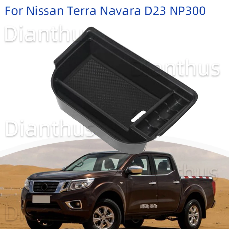 For Nissan Terra Navara D23 NP300 2015-2020 Car Center Console Armrest Storage Box Organizer Tray Accessories 2019 2018 2017 201