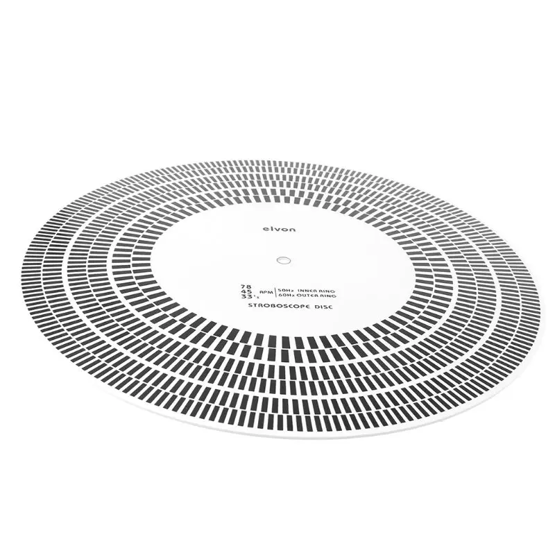 LP Vinyl Record Turntable Phono Tachometer Calibration Strobe Disc Stroboscope Mat 33 45 78 RPM S19 19 Dropship